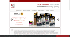 Desktop Screenshot of druk-oprawa.pl