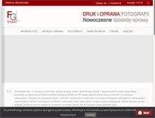 Tablet Screenshot of druk-oprawa.pl